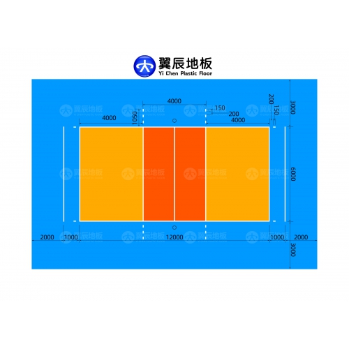 氣排球場地尺寸與設施要求